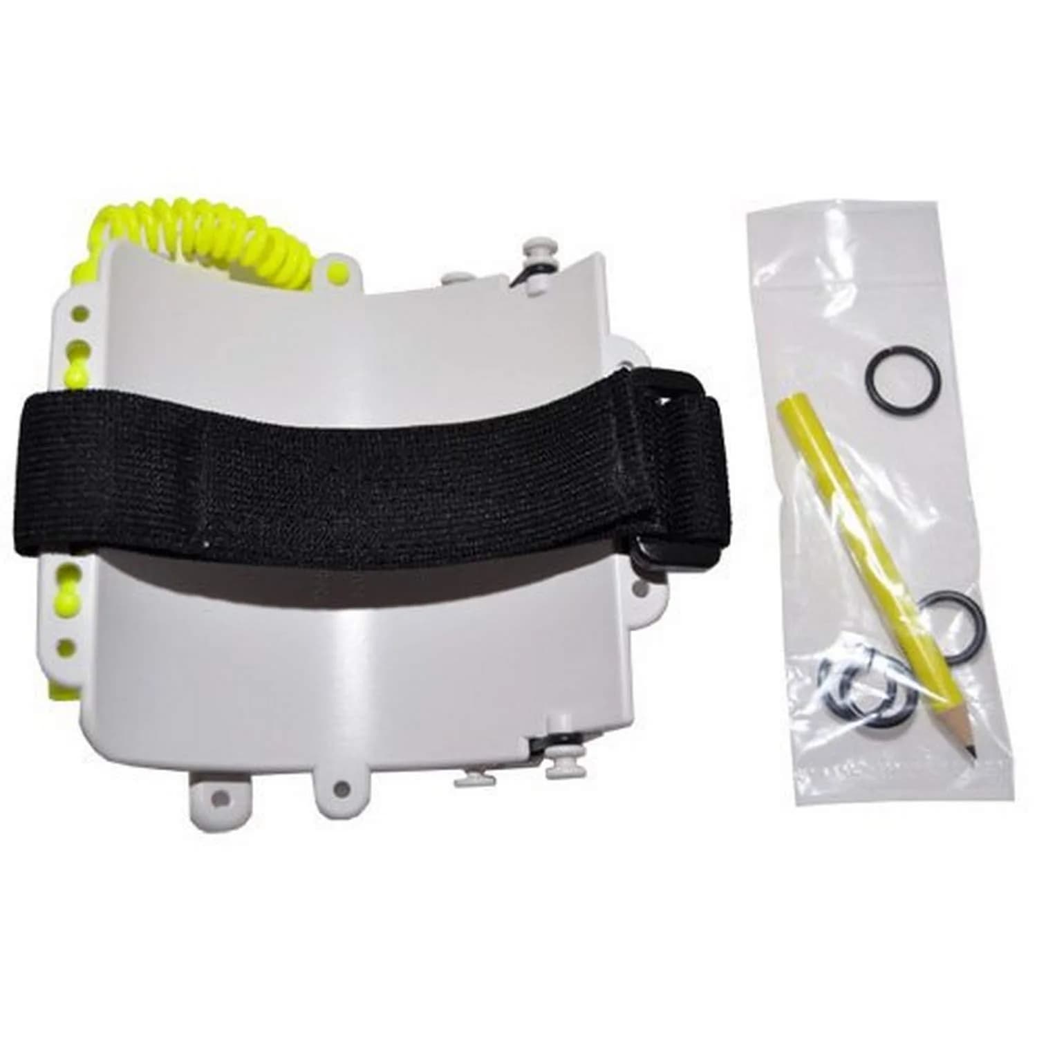 Scuba Choice 3-Panel Diving Wrist Slate with Pencil & Safety Leash, 156g (5.5oz) | Essential Underwater Communication Tool — Diveslate#03