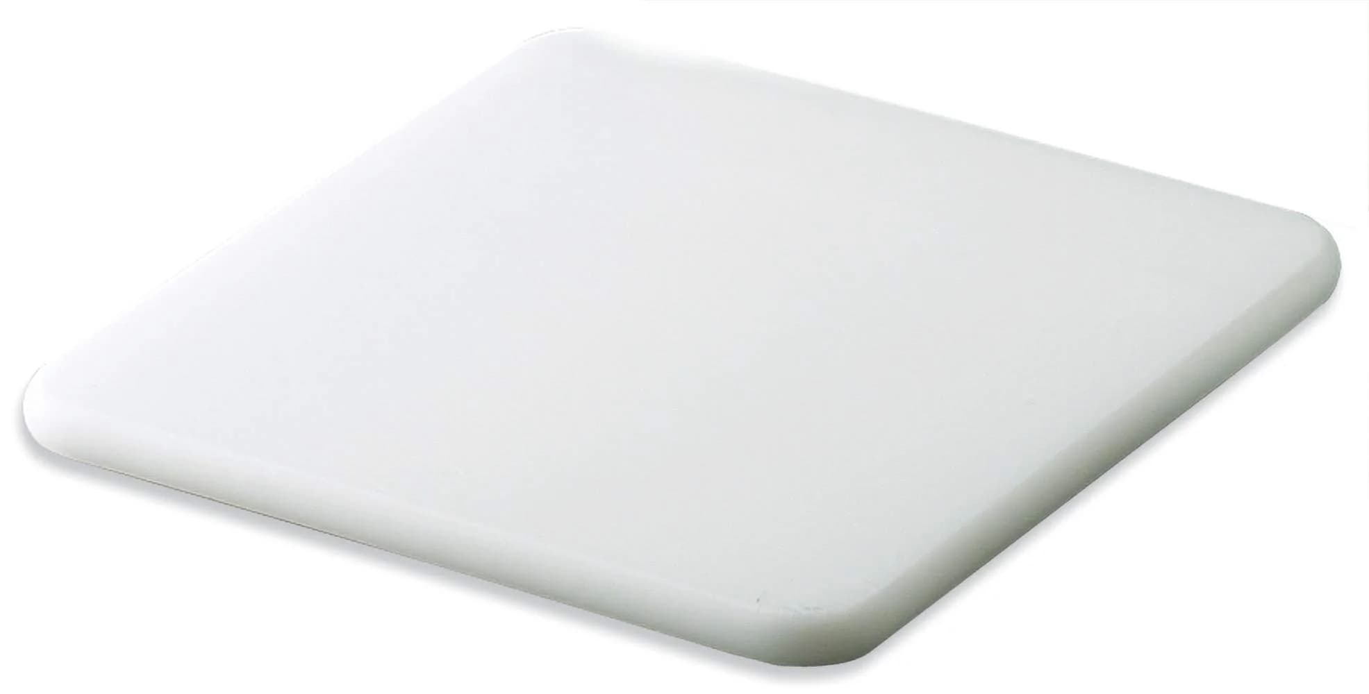 San Jamar Cut-N-Carry Saf-T-Grip Cutting Board White 22.86cm x 15.24cm x 1.27cm | Integrated Handle for Easy Carrying - main product image