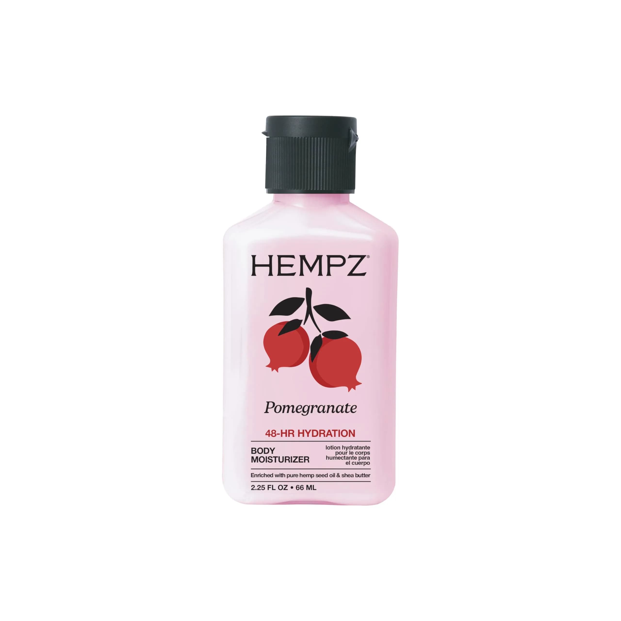 Hempz Herbal Body Moisturizer Pomegranate 2.25 oz | Paraben-Free, Hydrating & UV Protection - main product image