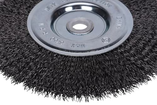 Century Drill & Tool 76861 Bench Grinder Wire Wheel, 6" Coarse & Crimped | Heavy-Duty Carbon Steel Wire thumbnail 4