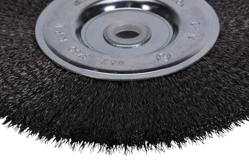 Century Drill & Tool 76863 Bench Grinder Wire Wheel, 6" Fine & Crimped | Rust-Resistant Carbon Steel Wire thumbnail 4