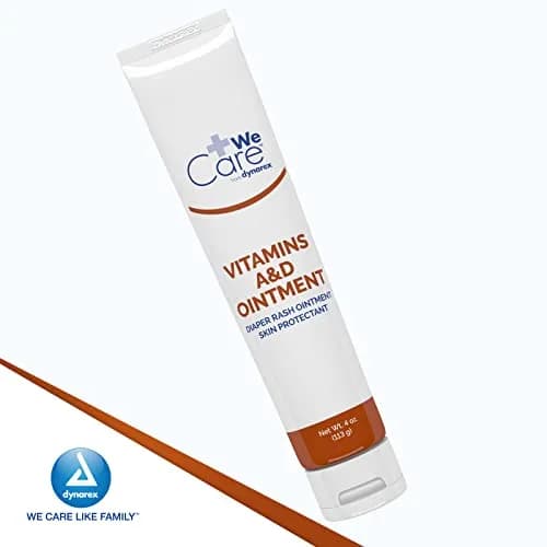Dynarex Vitamins A & D Ointment 118ml (4 oz) | Skin Protectant for Diaper Rash, Dry Skin & Tattoos thumbnail 7