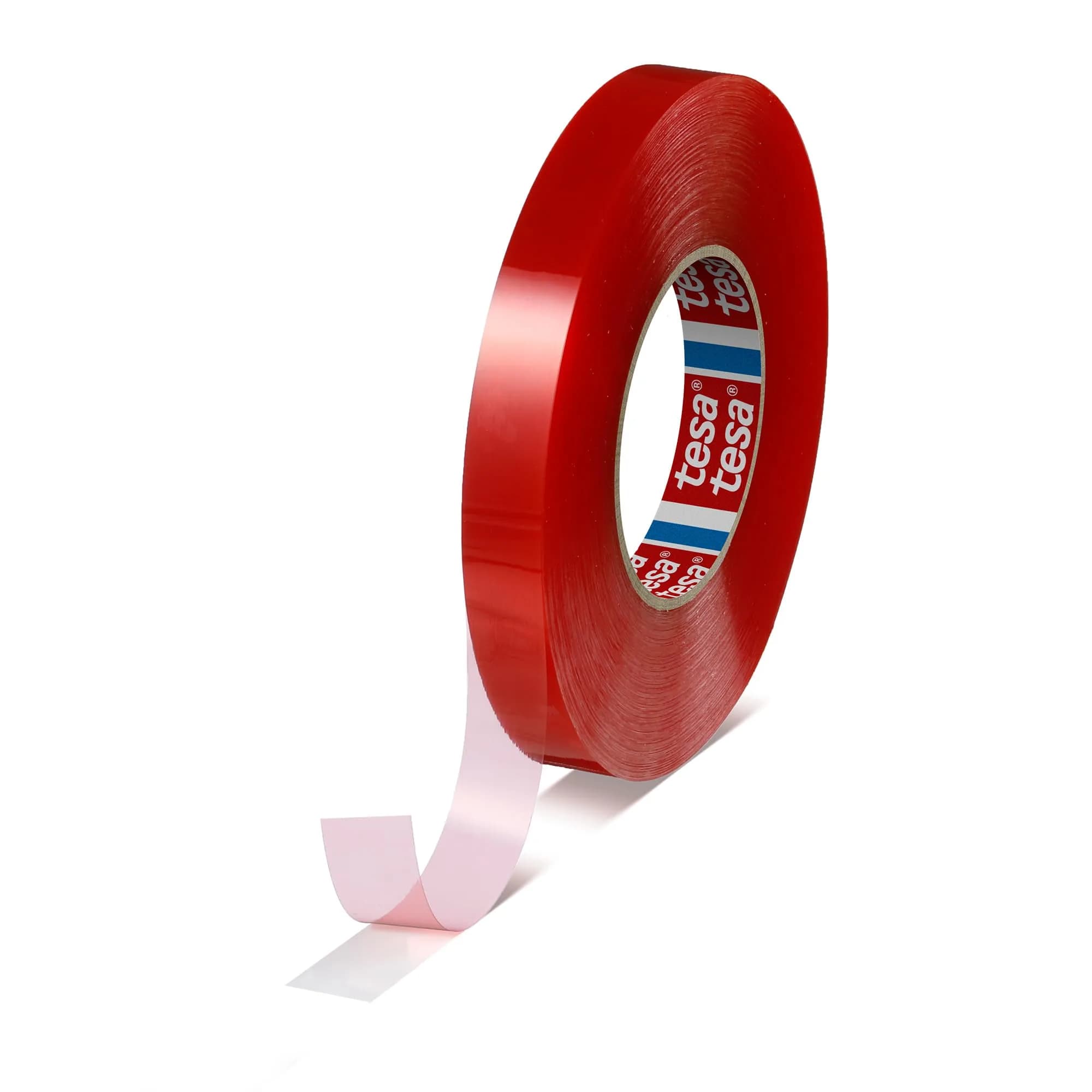 tesa 4965 Original Double-Sided PET Film Tape, Transparent, 2.54 cm (1 in) x 32.92 m (36 yd) | High Temp Resistance - main product image