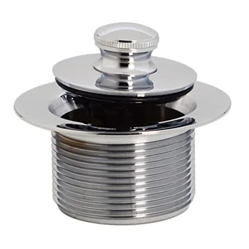 Westbrass 79438CP-Z Twist & Close Bathtub Drain Plug 3.8cm (1.5") | Fits Coarse Thread Tub Drain Shoe thumbnail 1