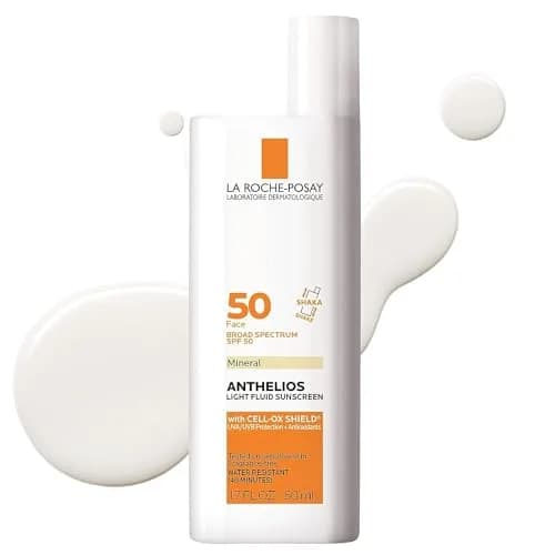 La Roche-Posay Anthelios Mineral Sunscreen Fluid SPF 50 50ml (1.7 Fl Oz) | Broad Spectrum UVA/UVB Protection thumbnail 1