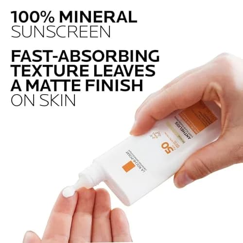 La Roche-Posay Anthelios Mineral Sunscreen Fluid SPF 50 50ml (1.7 Fl Oz) | Broad Spectrum UVA/UVB Protection thumbnail 2