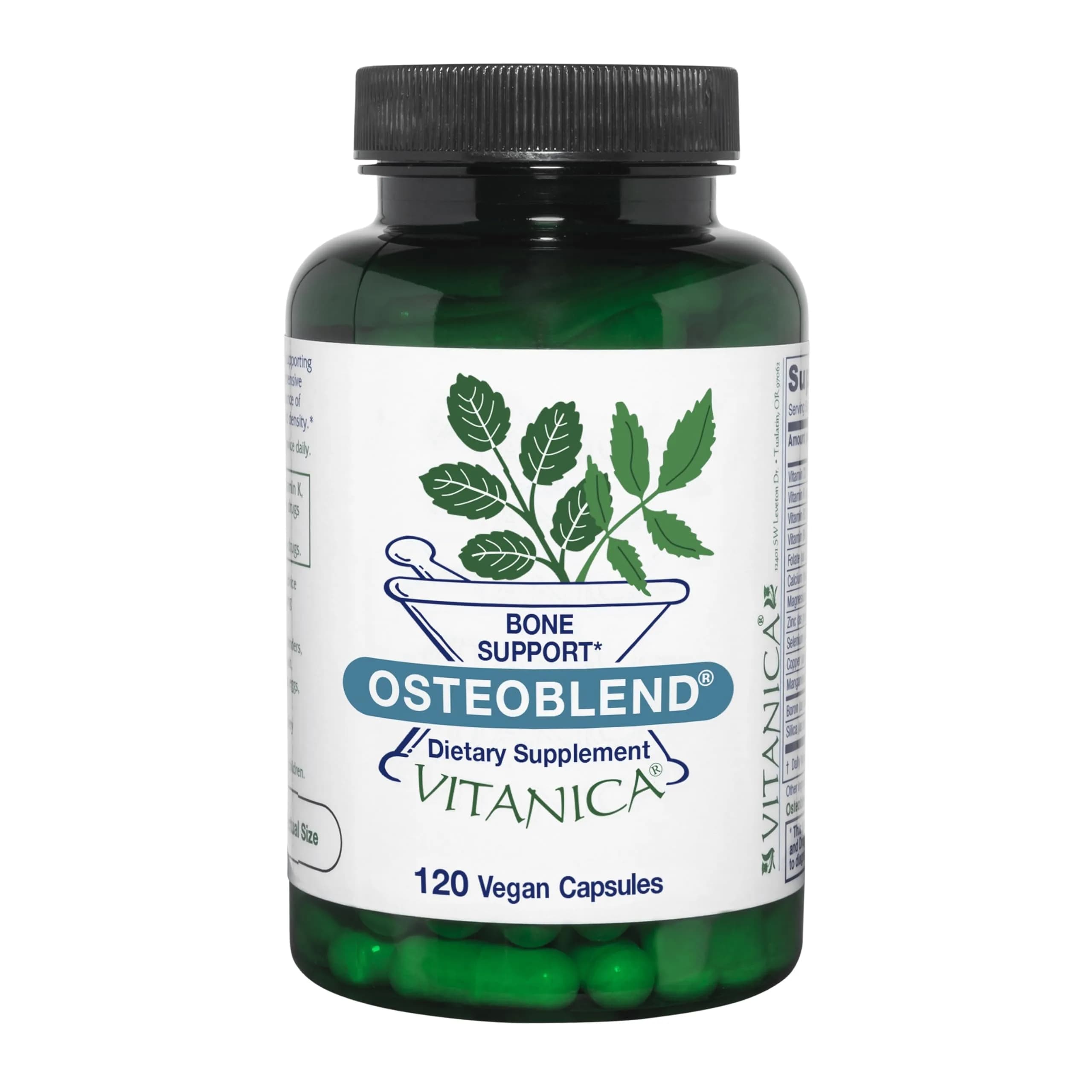 Vitanica OsteoBlend Bone Support Vegan 240 Capsules | Supports Bone Health & Density — Capsule