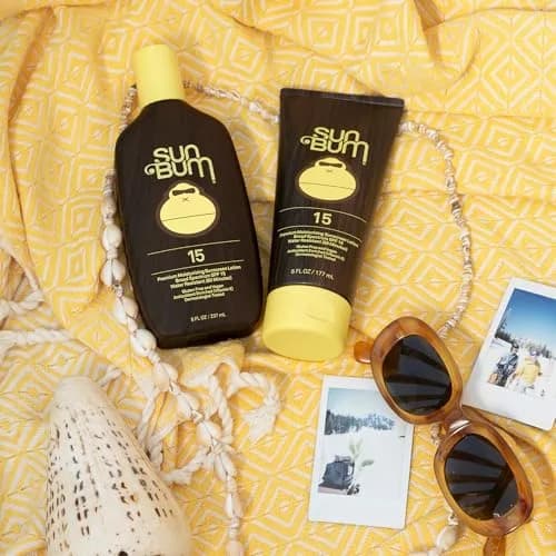 Sun Bum Original SPF 15 Sunscreen Body Lotion 8 oz | Moisturizing UVA/UVB Protection thumbnail 3