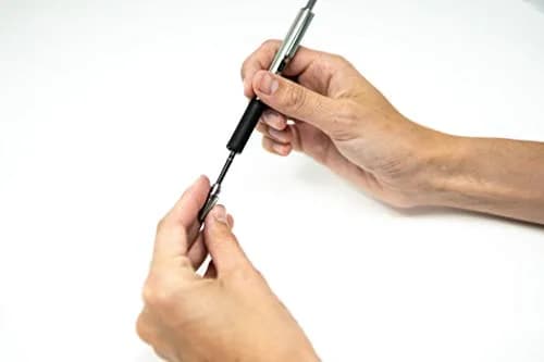 Zebra Pen STEEL F-402 Retractable Ballpoint Pen 0.7mm | Durable Stainless Steel, Precise Fine Point, Refillable, 2-Pack thumbnail 6