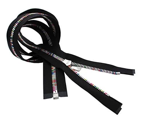 Zipperstop YKK Excella Rainbow Zipper 22" Separating | High-Quality Rainbow Zipper for Apparel & Bags thumbnail 3