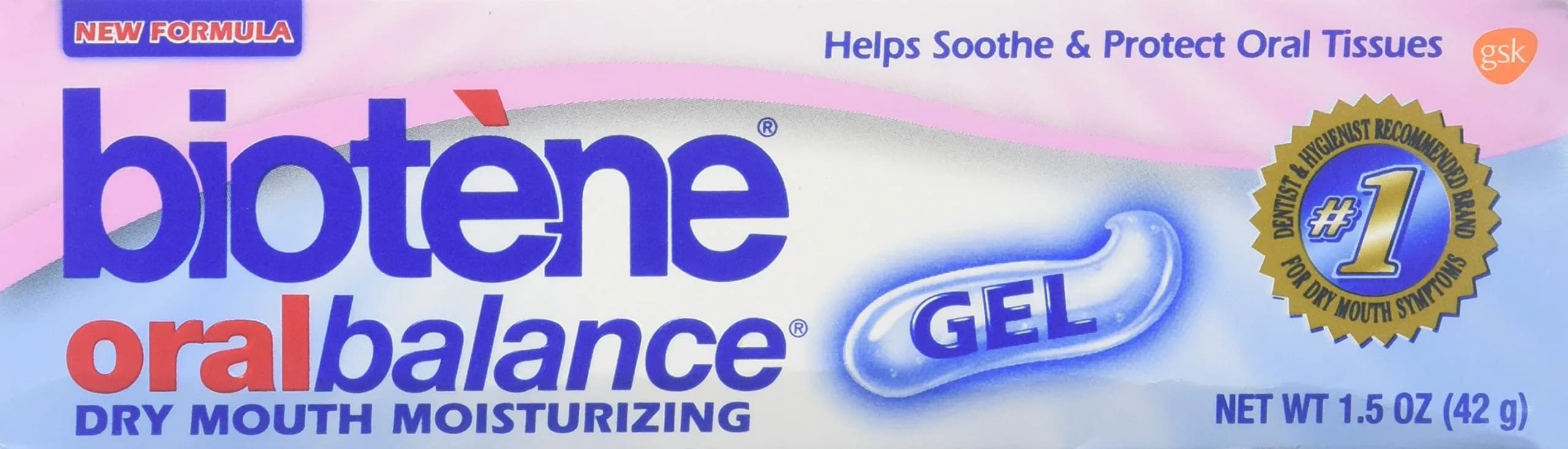 biotène Oralbalance Dry Mouth Moisturizer Gel 1.50 oz (44 ml) | Soothing Relief for Xerostomia