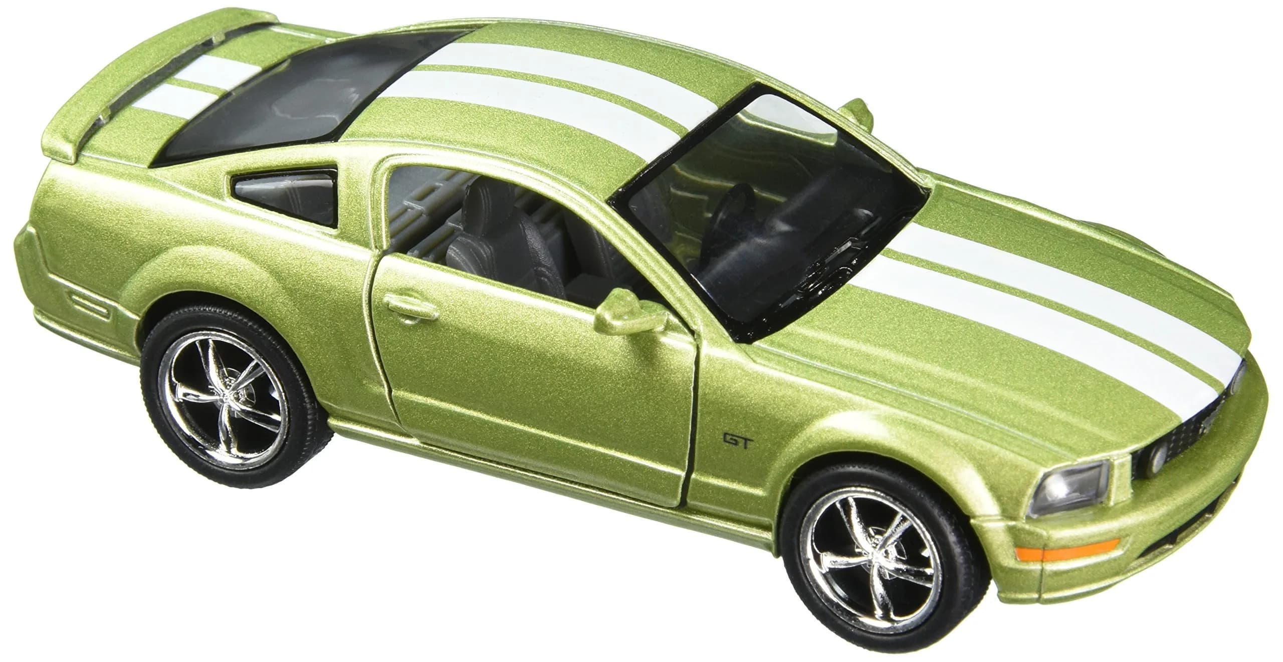 KiNSMART 2006 Ford Mustang GT 1:38 Scale Die Cast Metal Model Car (Green Race) | Classic American Muscle - main product image