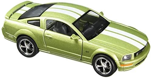KiNSMART 2006 Ford Mustang GT 1:38 Scale Die Cast Metal Model Car (Green Race) | Classic American Muscle thumbnail 1