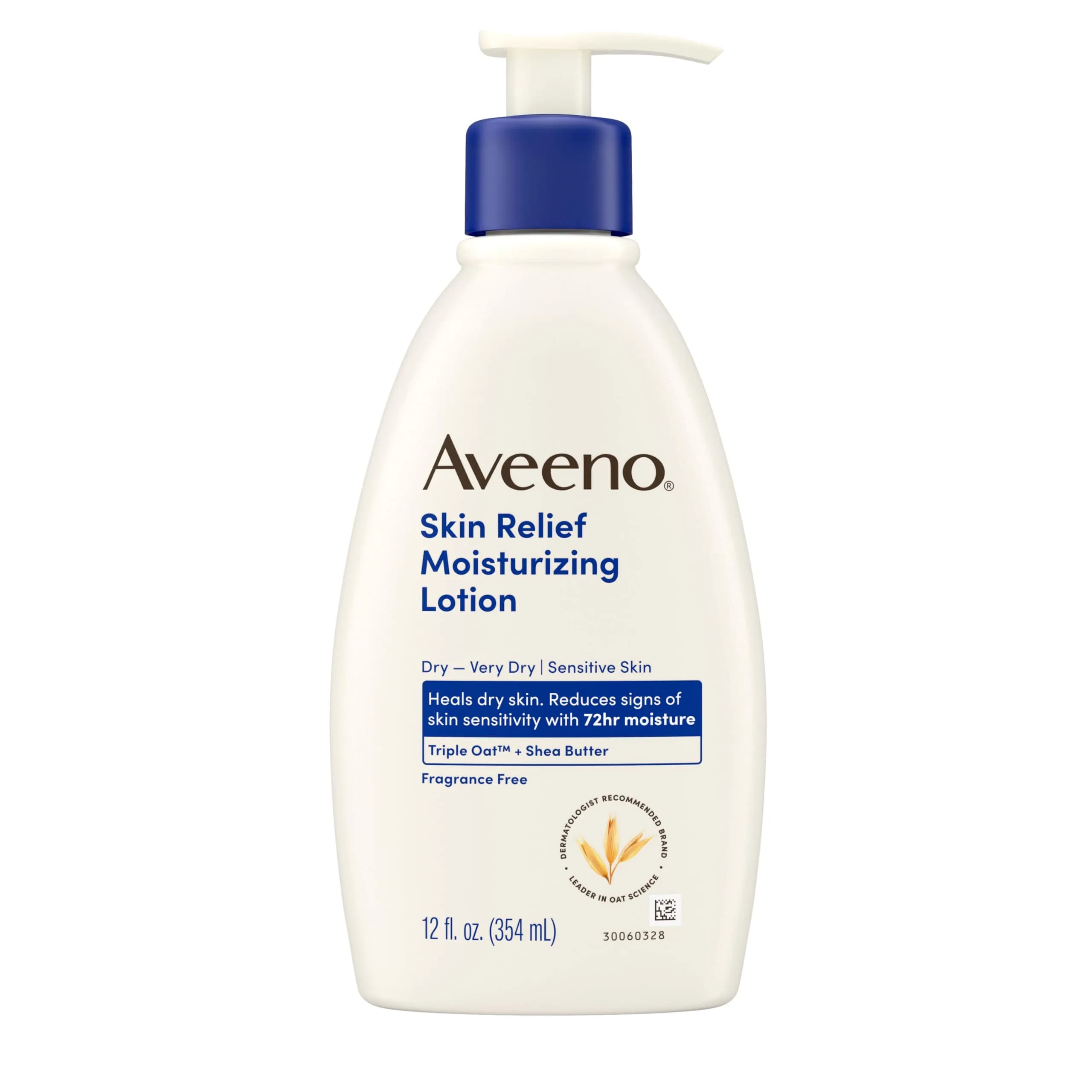 Aveeno Skin Relief Moisturizing Body Lotion 532ml (18 Fl Oz) | Fragrance-Free for Very Dry, Sensitive Skin — Skin Relief Lotion