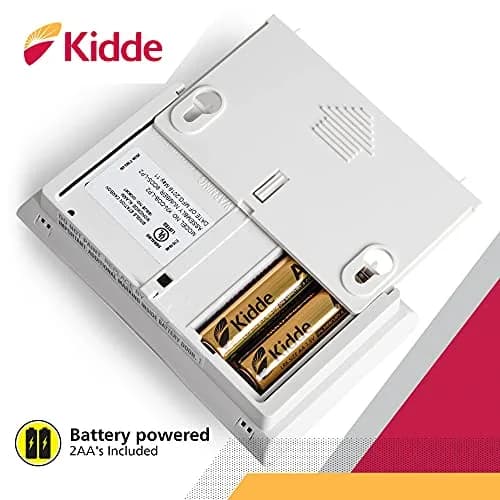 Kidde Battery Powered Carbon Monoxide Detector with LEDs & Test-Reset Button | Portable CO Alarm thumbnail 4