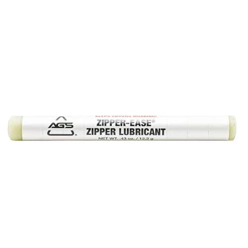 AGS Zipper-Ease Lubricant Stick 10.5g (0.37 oz) | Fix Stuck Zippers Instantly on Metal, Plastic & Nylon thumbnail 1