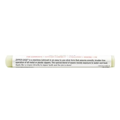 AGS Zipper-Ease Lubricant Stick 10.5g (0.37 oz) | Fix Stuck Zippers Instantly on Metal, Plastic & Nylon thumbnail 2