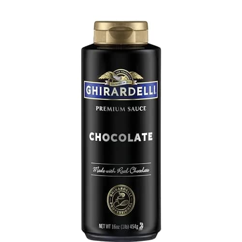 Ghirardelli Chocolate Flavored Sauce, 16 Fl Oz | Silky Smooth Dessert Topping & Beverage Partner thumbnail 1