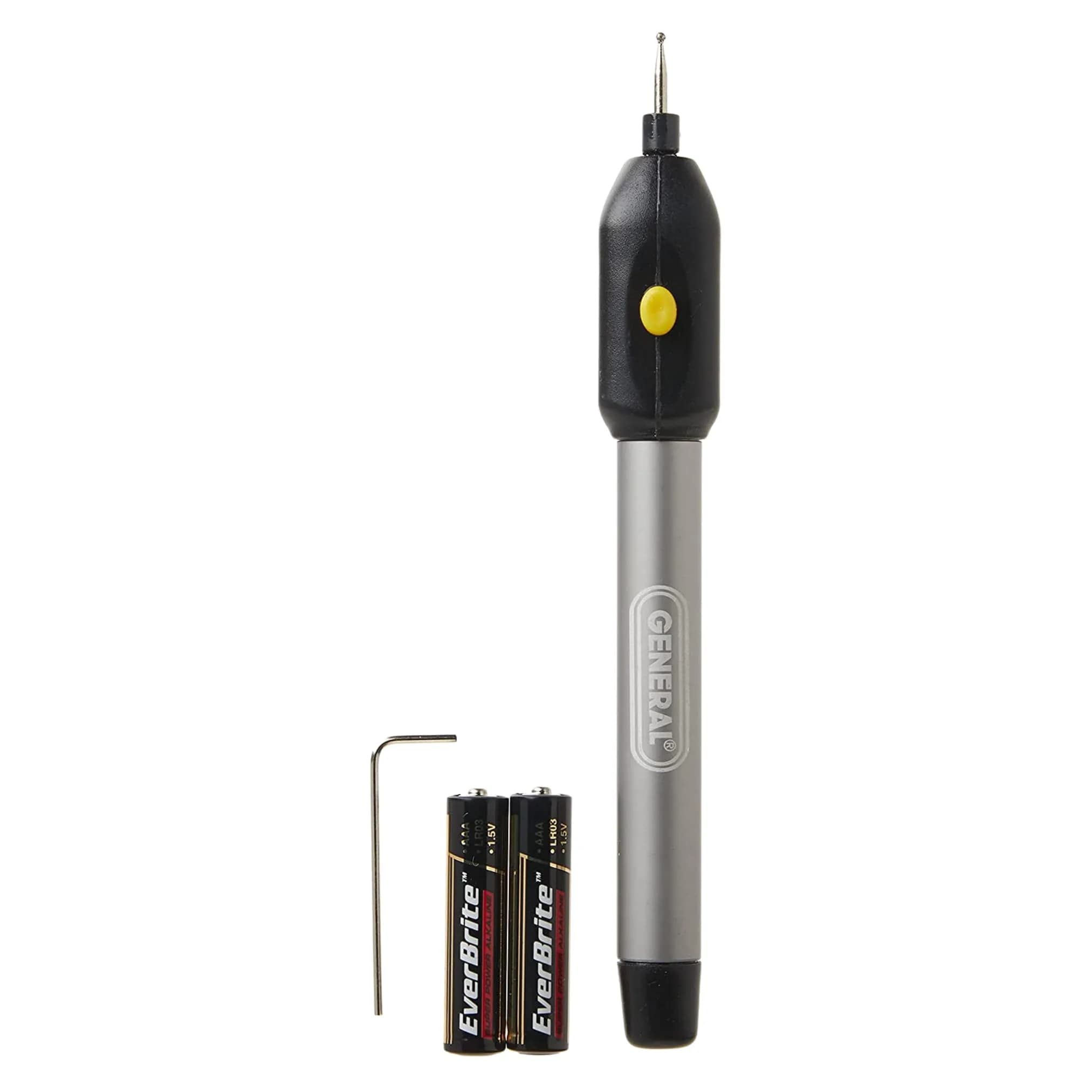 General Tools 505 Cordless Engraving Pen with Diamond Tip | 20,000 RPM, Battery-Powered - main product image