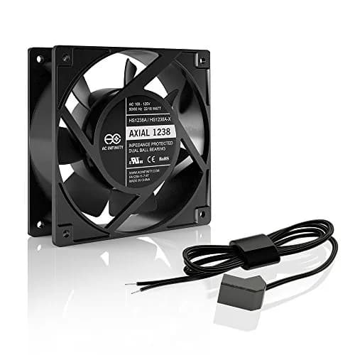 AC Infinity AXIAL 1238W 120V AC Muffin Fan 5" | High Airflow, Heavy Duty Aluminum Housing thumbnail 1