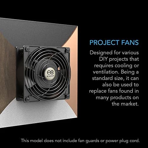 AC Infinity AXIAL 1238W 120V AC Muffin Fan 5" | High Airflow, Heavy Duty Aluminum Housing thumbnail 3