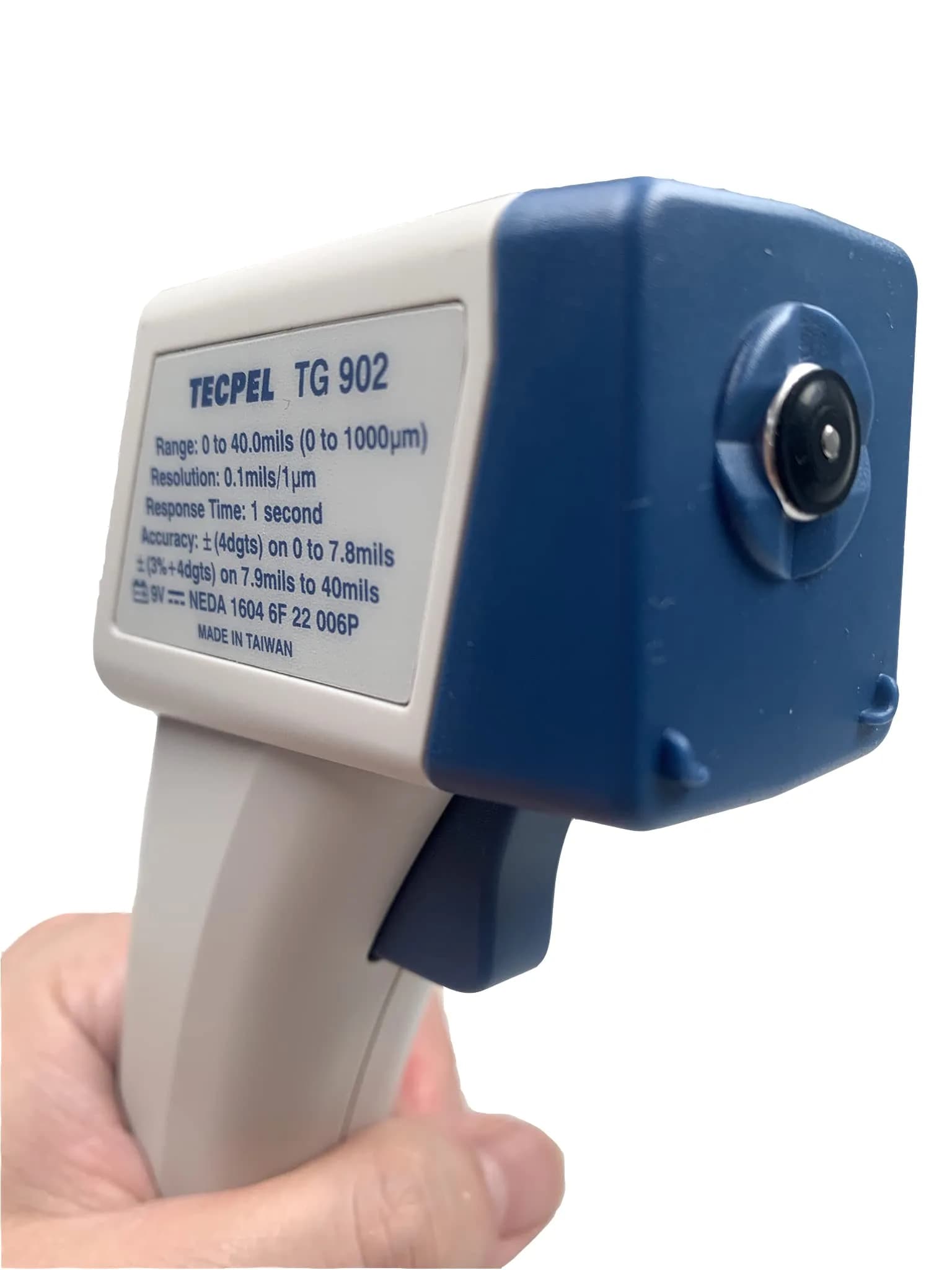 Tecpel TG-902 Digital Paint Thickness Gauge Tester 1000 μm (40 Mils) | Measures Paint on Metal Surfaces