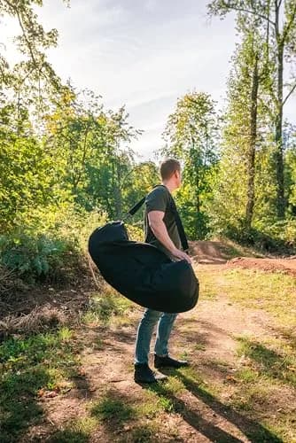 Stansport Zippered Canvas Deluxe Duffel Bag - Black (1237) | Heavy-Duty 22 oz. Cotton Canvas for Active Travel thumbnail 6