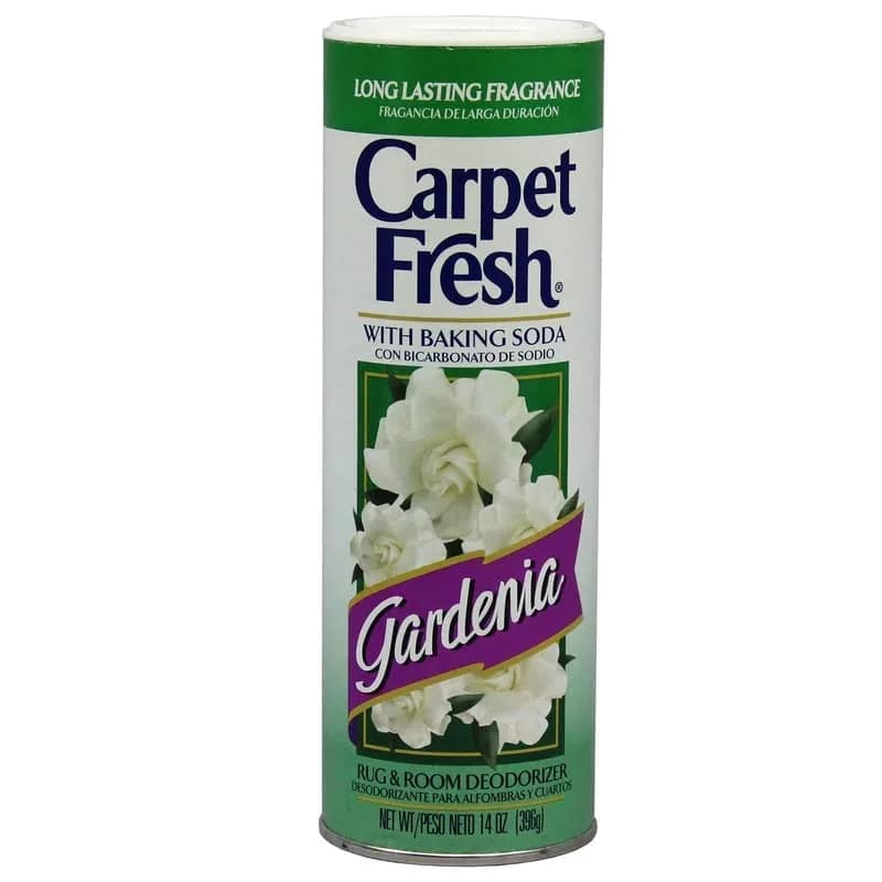 Carpet Fresh Rug and Room Deodorizer with Baking Soda, Gardenia Fragrance, 397g (14 Oz) | Eliminates Odors with Baking Soda thumbnail 2