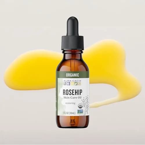 Aura Cacia Organic Rosehip Skin Care Oil 30ml (1 fl. oz.) | Restores Mature & Sun-Damaged Skin thumbnail 5