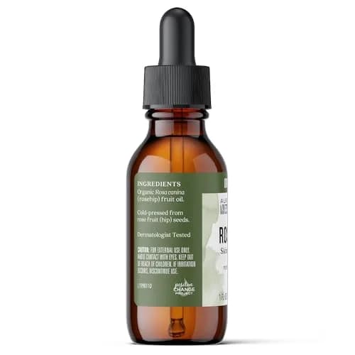 Aura Cacia Organic Rosehip Skin Care Oil 30ml (1 fl. oz.) | Restores Mature & Sun-Damaged Skin thumbnail 2