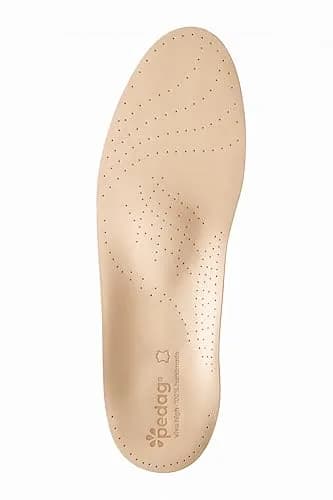 pedag Viva High Arch Support Insoles Leather Shoe Inserts Women 9/Men 6 (27.8cm x 10.1cm x 3.1cm) | German Engineered Orthotics for Plantar Fasciitis thumbnail 1