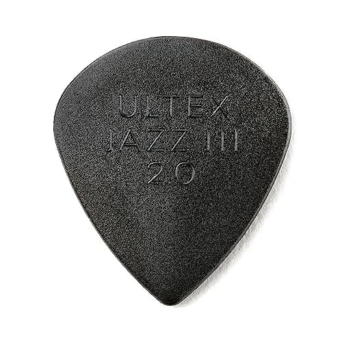 Jim Dunlop Ultex® Jazz III Pick 2.0MM | Durable, Sharp Attack, Lightweight for Guitarists thumbnail 1