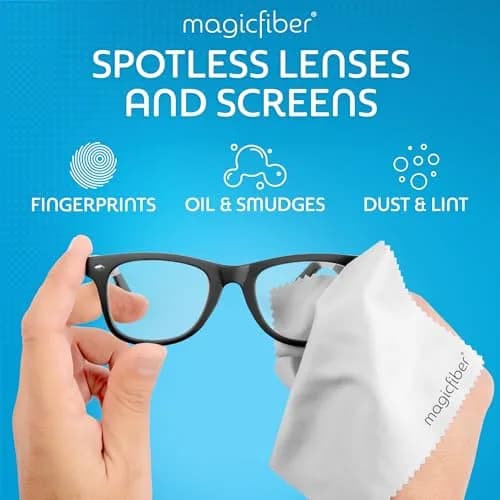 MagicFiber Microfiber Cleaning Cloths 13-Pack | Lint-Free, Streak-Free Cleaning for Screens & Lenses thumbnail 2