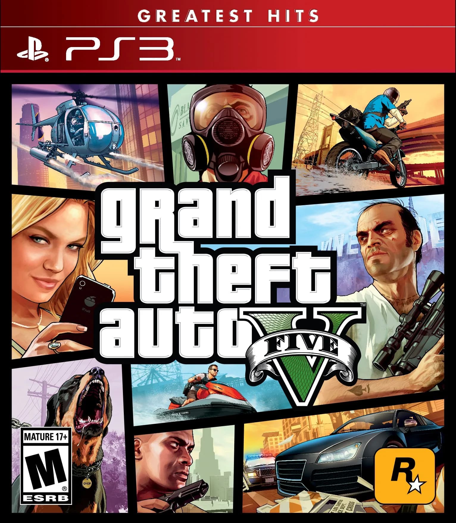Rockstar Games Grand Theft Auto V - PlayStation 3 | Open World Action Adventure