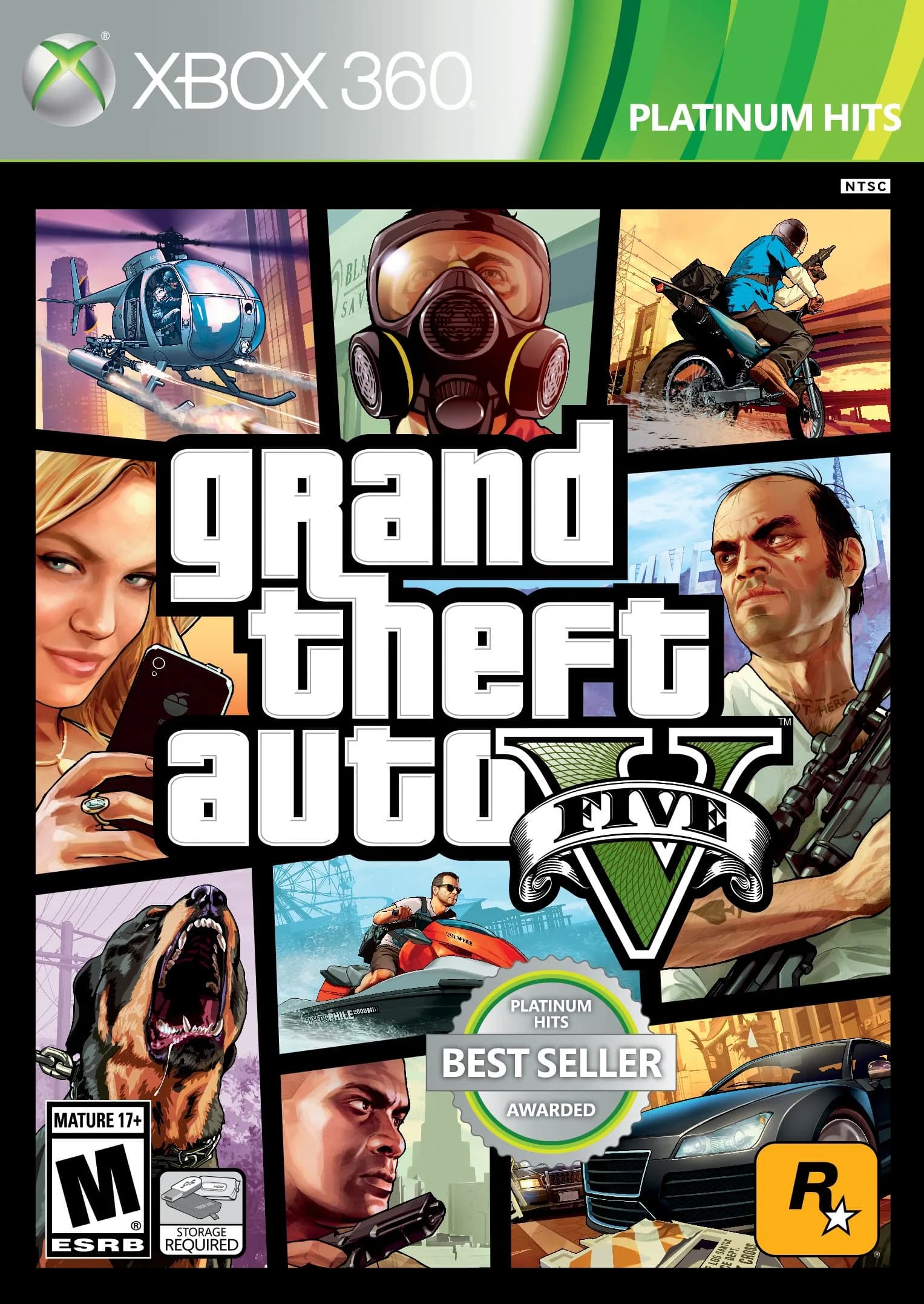 Rockstar Games Grand Theft Auto V - Xbox 360 | Open World Action & Adventure - main product image