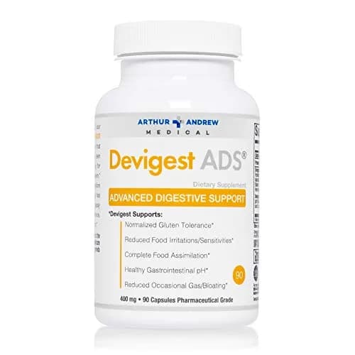 Arthur Andrew Medical Devigest ADS Digestive Support 90 Count | Advanced Digestive Support for Gluten, Casein, Lactose Intolerance thumbnail 5