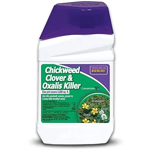 Bonide Chickweed, Clover & Oxalis Killer, 16 oz Concentrate | Powerful Weed Control for Lawns thumbnail 1