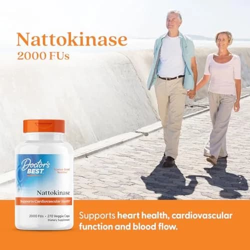 Doctor's BEST Nattokinase 2000 FU Veggie Capsules 270 Count thumbnail 3