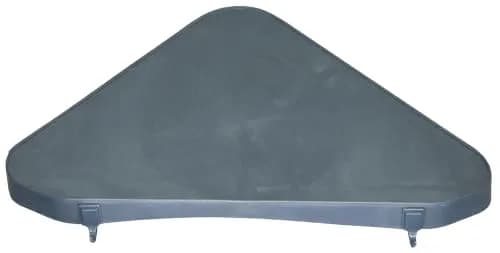 Officemate Verticalmate Corner Shelf Slate Gray 37cm (14.5in) | Mounts to Cubicle, Wall, or Metal Surfaces thumbnail 1