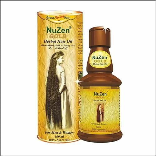 Nuzen Herbal Hair Oil - 100ml | Supports Hair Growth & Dandruff Prevention thumbnail 1