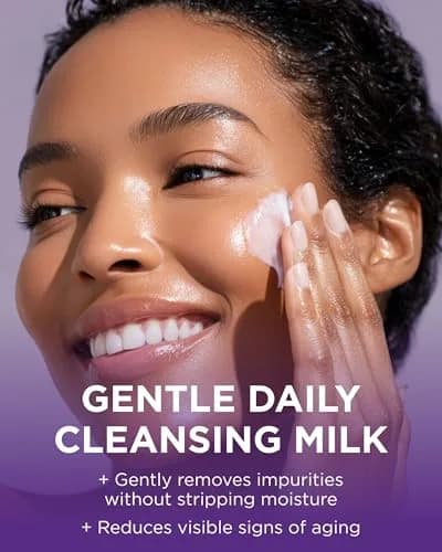 Andalou Naturals Age Defying Apricot Probiotic Cleansing Milk 178ml (6 fl oz) | Gentle Hydrating Cleanser for Dry Skin thumbnail 2