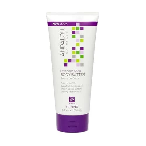 Andalou Naturals Lavender Body Butter 236ml (8 Fl Oz) | Firming Shea Butter Body Cream for Dry Skin thumbnail 1