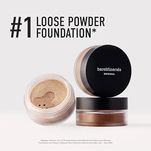 bareMinerals Original Loose Powder Foundation SPF 15, Fairly Light 03, Vegan, Cruelty-Free & Dermatologist-Tested | 7.9g (0.28 Oz) thumbnail 5