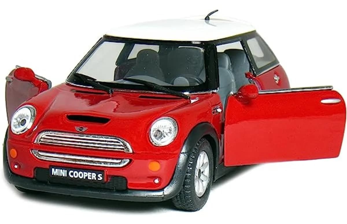 KiNSMART Mini Cooper S Die-Cast Model Car 1:28 Scale 12.7cm (5 inches) | Authentic USA Import - main product image