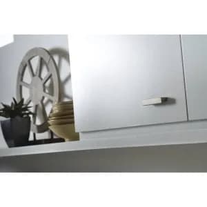 Moen 90 Degree Cabinet Pull Brushed Nickel 9.1 cm (3.54 in) | Modern Minimalist Hardware thumbnail 3