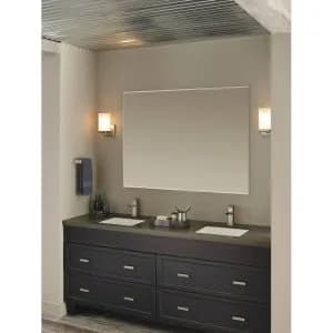 Moen 90 Degree Cabinet Pull Brushed Nickel 9.1 cm (3.54 in) | Modern Minimalist Hardware thumbnail 4