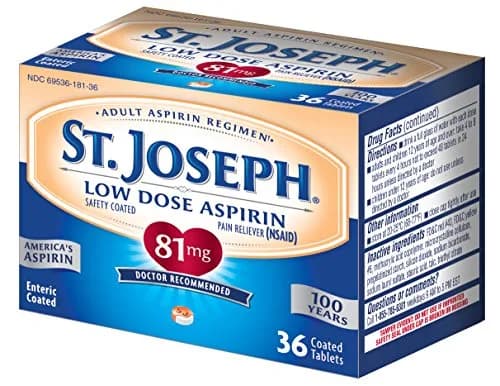 St. Joseph Aspirin 81mg 36 ct thumbnail 1