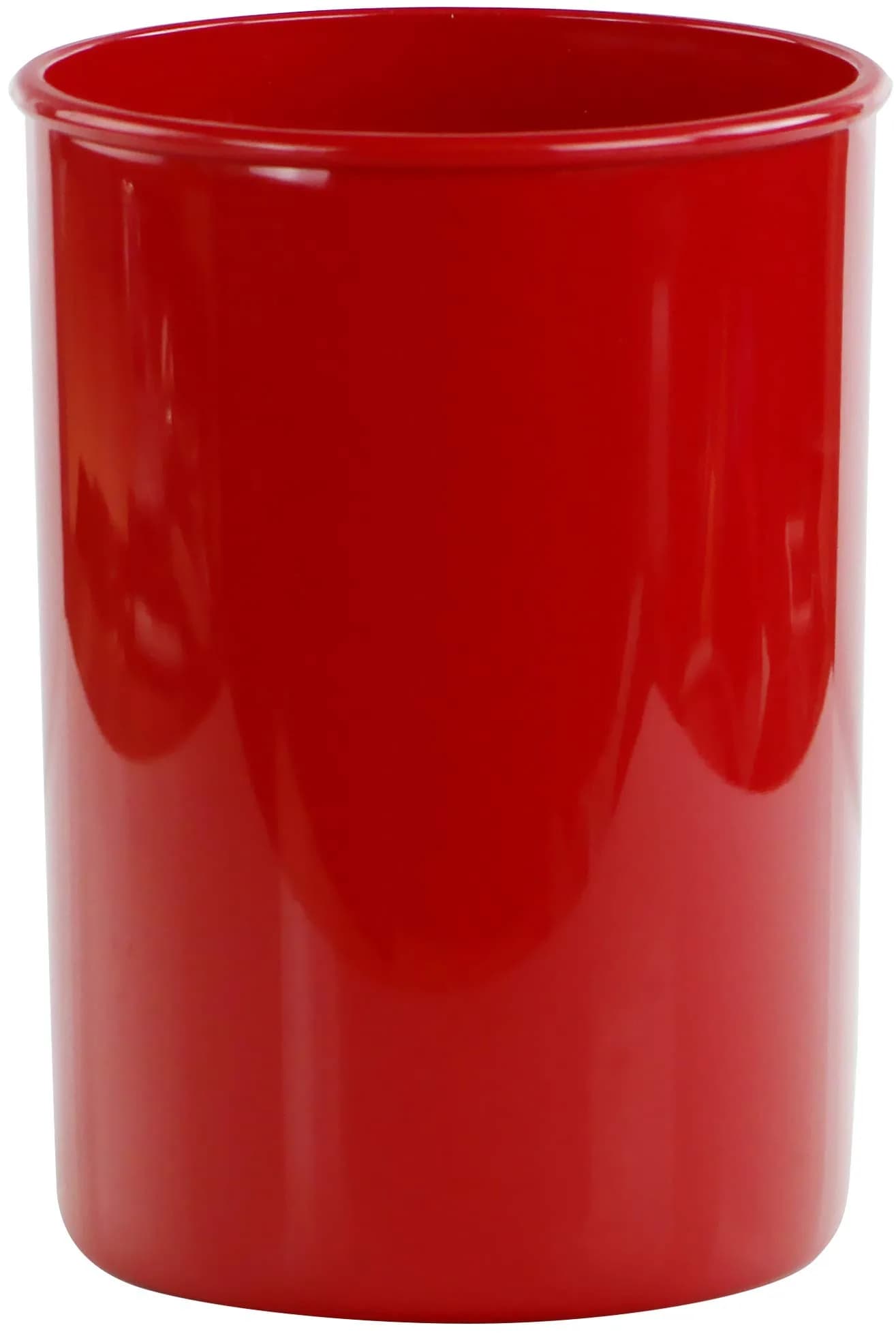 Reston Lloyd Calypso Basics Plastic Utensil Holder, Red | Brighten Kitchen & Organize Utensils - main product image