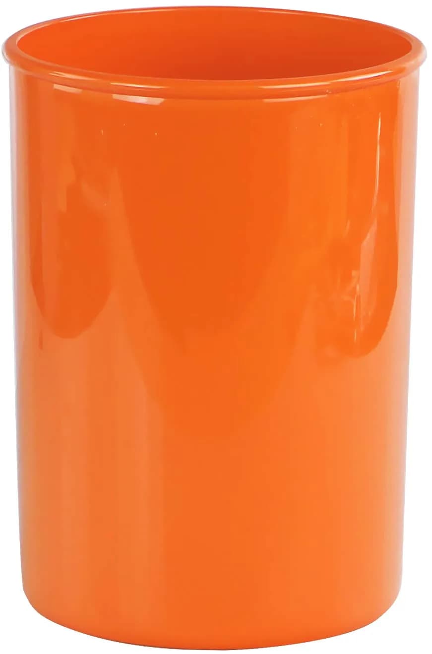 Reston Lloyd Calypso Basics Plastic Utensil Holder, Red | Brighten Kitchen & Organize Utensils — Orange