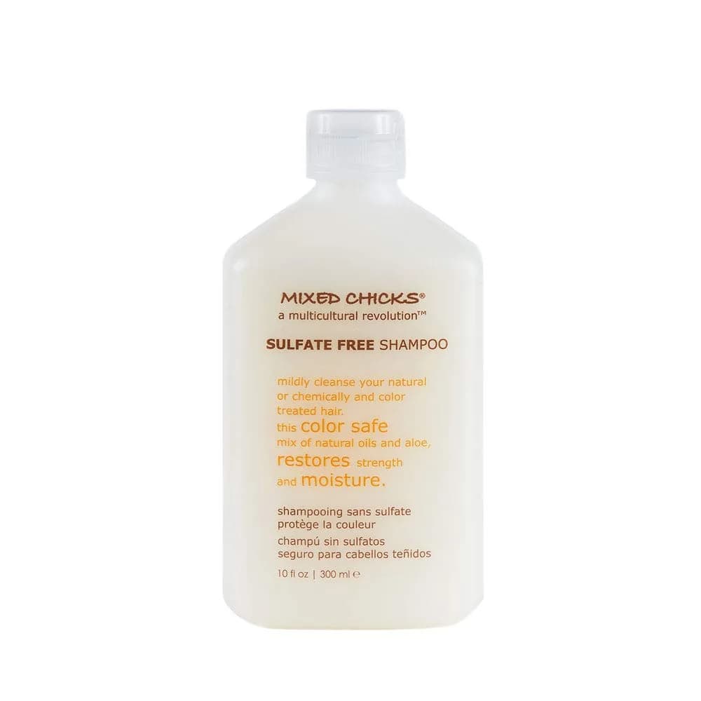 Mixed Chicks Sulfate-Free Shampoo for Colored & Chemically Treated Hair | Gentle Cleanser for Curly, Wavy & Straight Hair, 10 Fl Oz - main product image